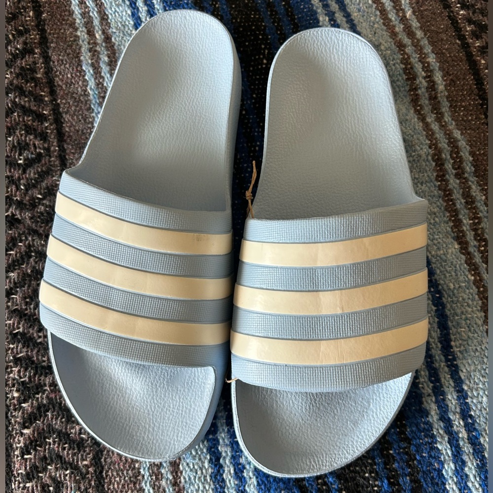 Adidas Adilette Aqua Blue Slides